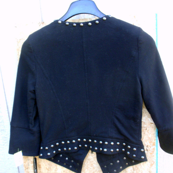 INC Black Utility Chic Jacket Med NWT - Picture 2 of 5